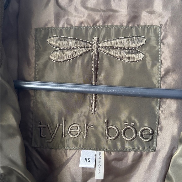 Tyler Boe Green Quilted Moto Vest XS - Picture 4 of 10